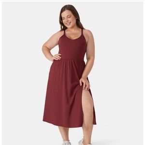 Halara Everyday Plus Size Midi Chill Dress-La Land